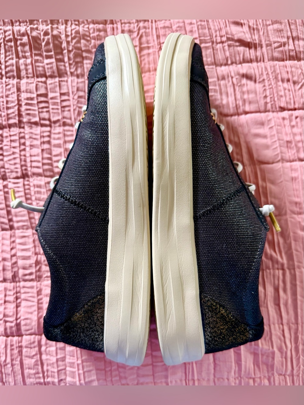 Hey Dude Women’s Karina Shimmer Sneakers NWOT - Picture 9 of 13